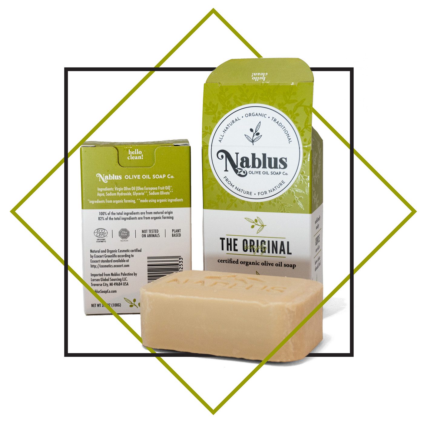 Brand Design and US Launch for Nablus Olive Oil Soap Co.