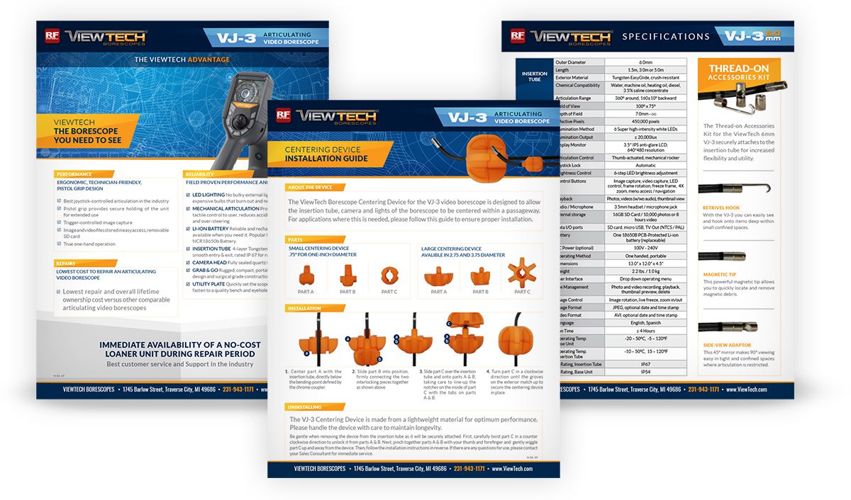 Marketing Support Materials for ViewTech