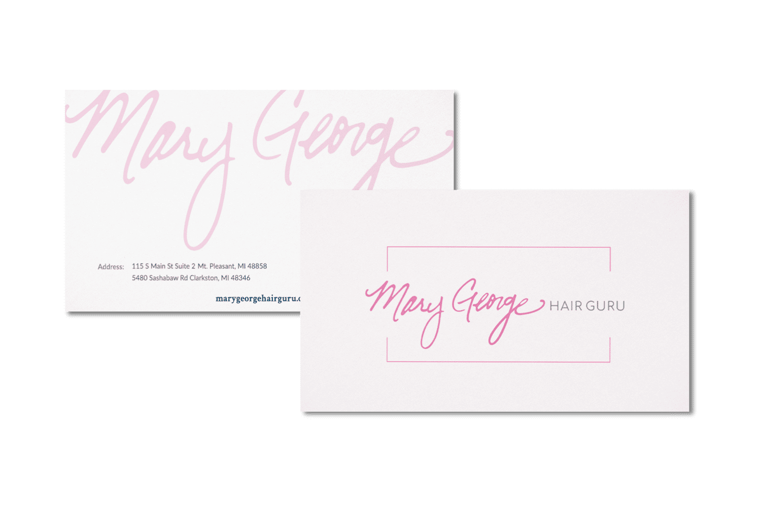 Business card concept for mary