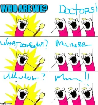 classic meme about bad handwriting