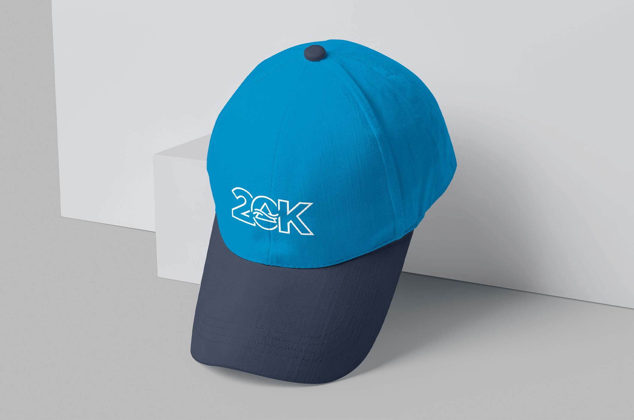 logo design applied to hat