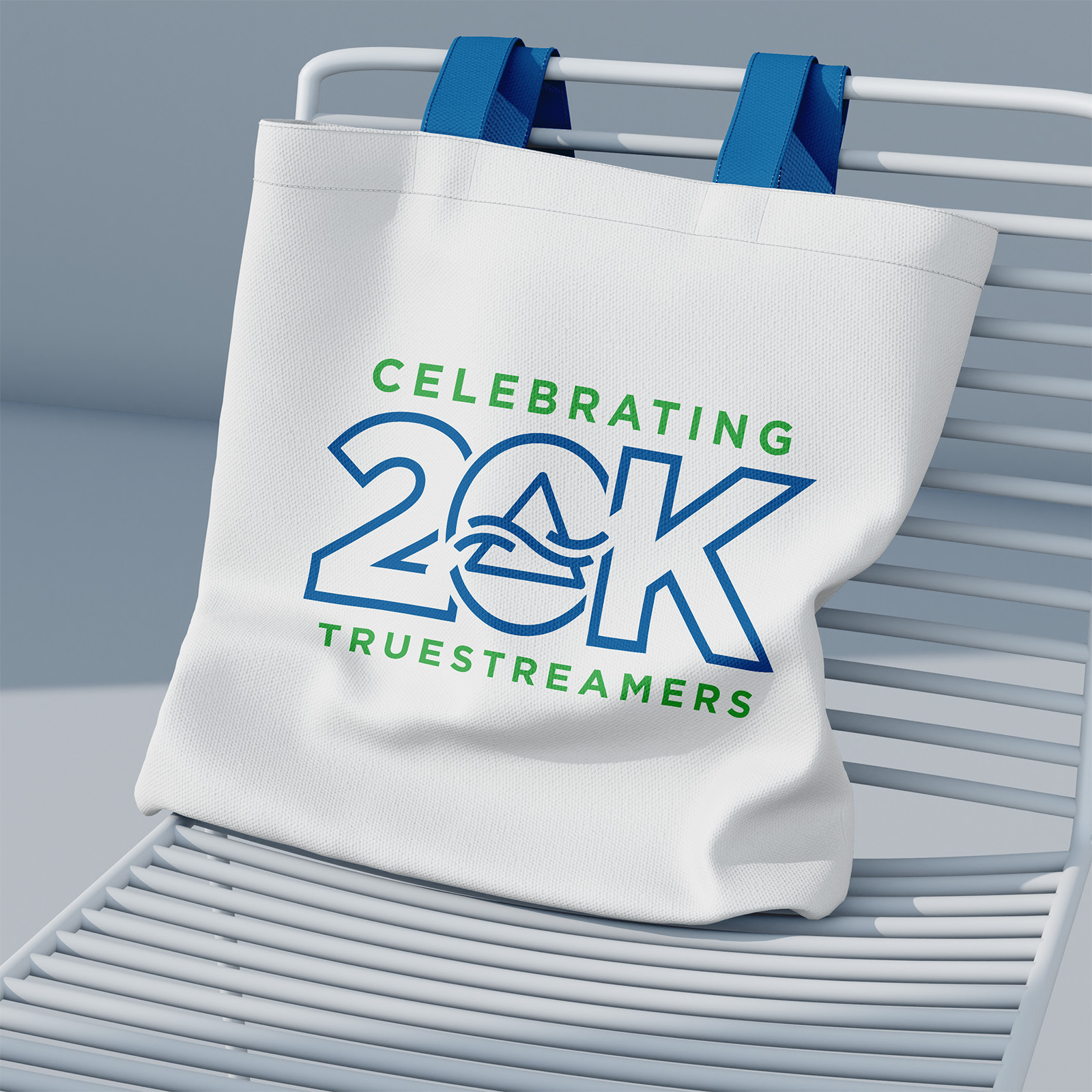 logo design celebrating 20k milestone
