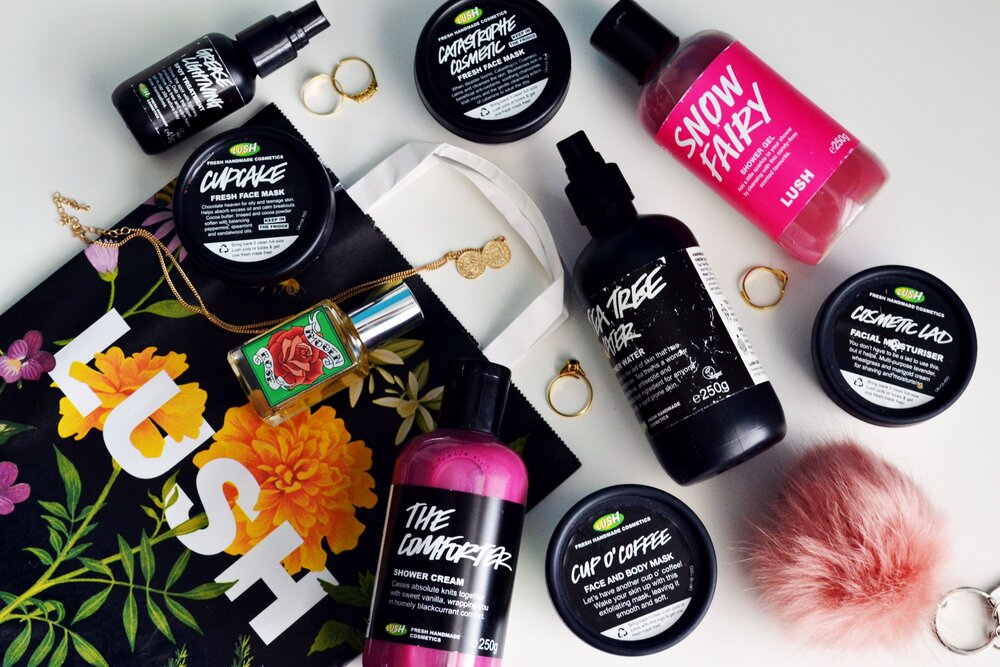 image featuring Lush products