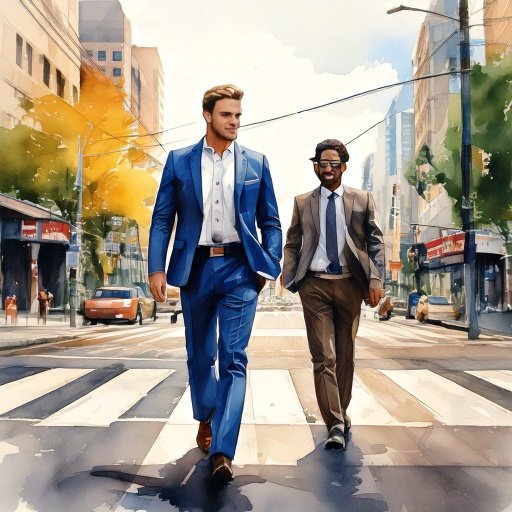 Why You Should Audit Your Client Journey And What You Might Be Missing ai watercolor painting of a marketer walking a client on a road as a metaphor for client journey audit